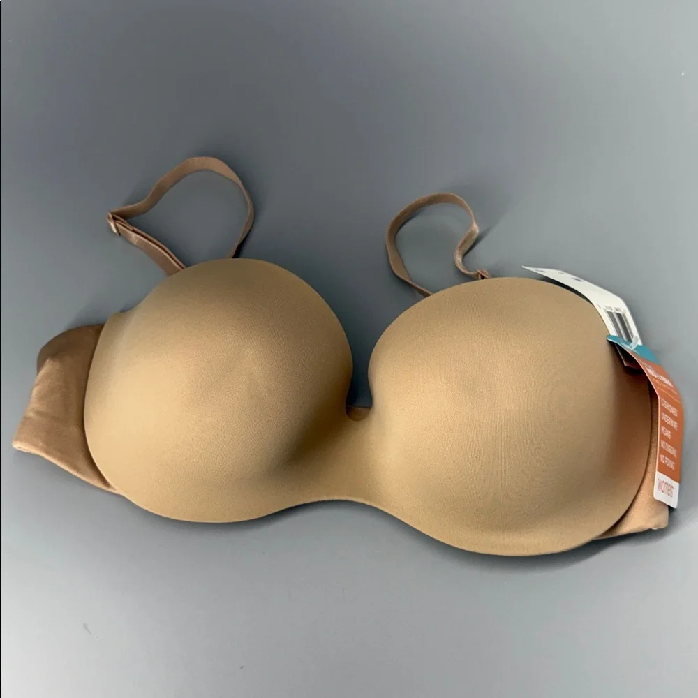 Warner's Womens Cushioned Underwire Lightly Lined Convertible Strapless Bra 36B - Picture 4 of 10